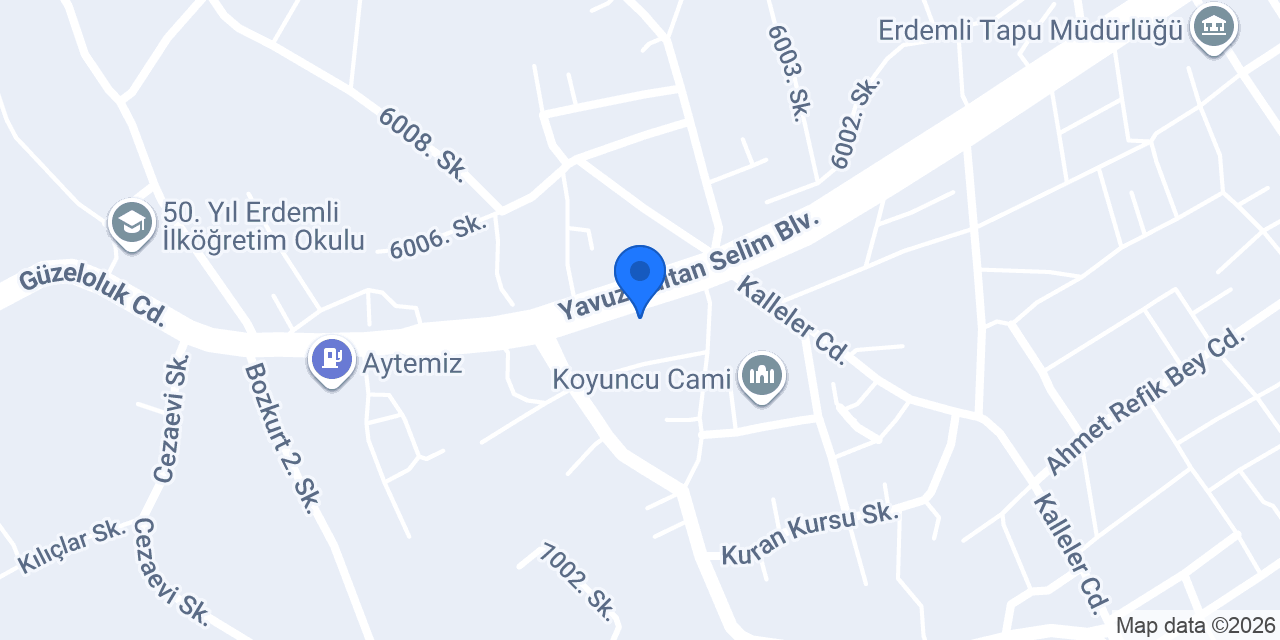 KAMIŞLAR OTOMOTİV konumu