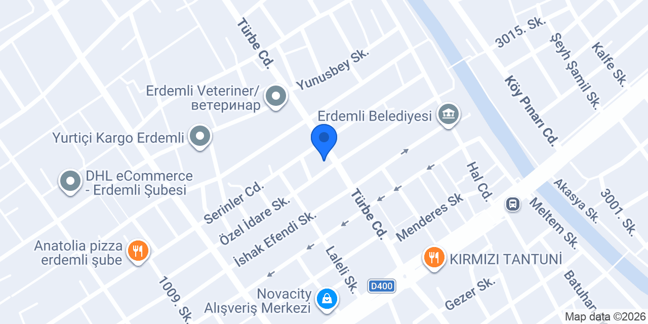 Tekin Veteriner konumu