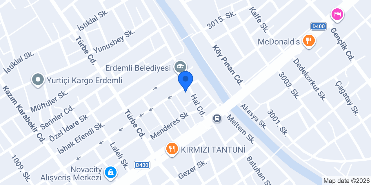 Ali Görkem Mavi Diş Kliniği konumu