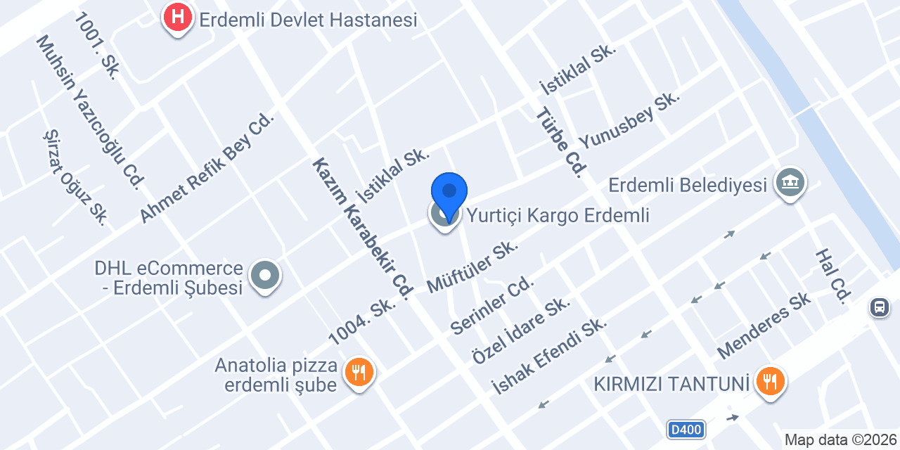 Çağlar Sigorta Erdemli konumu
