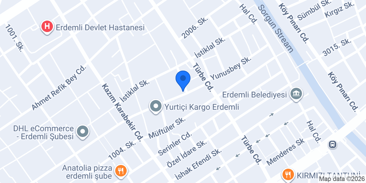 Frezya Event Wedding - Erdemli konumu