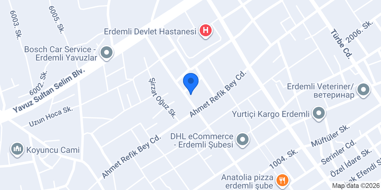 Alibey Elektrik Mühendislik konumu