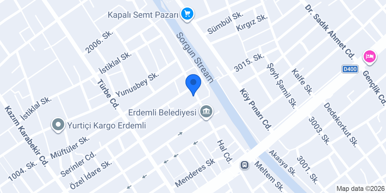 Mendiller Ekmek Fabr. konumu