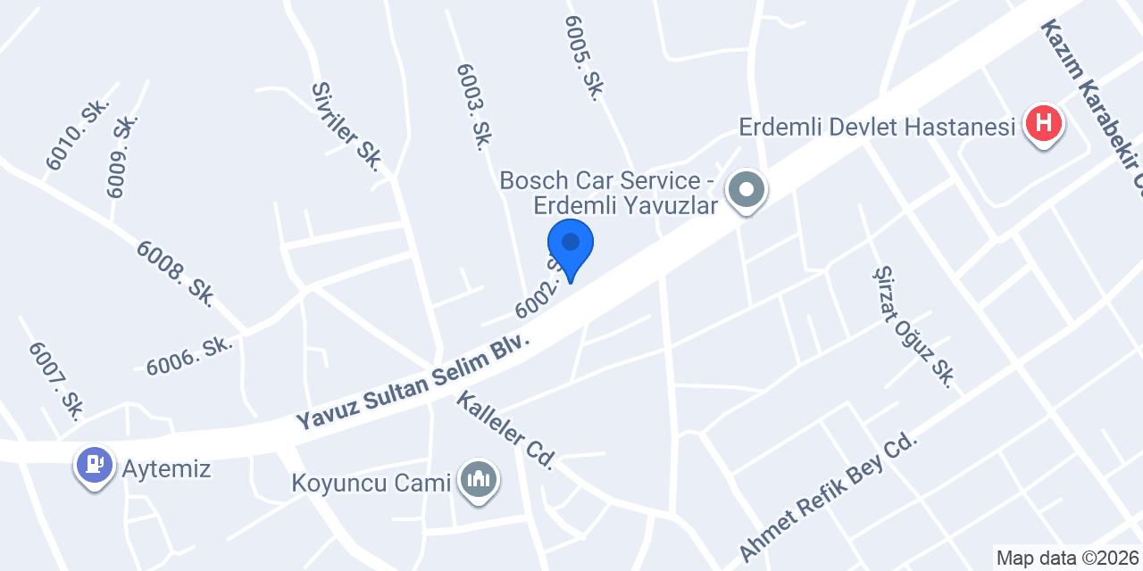 İçel Auto konumu