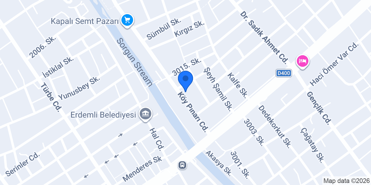 Manavoğlu Tarım Erdemli konumu