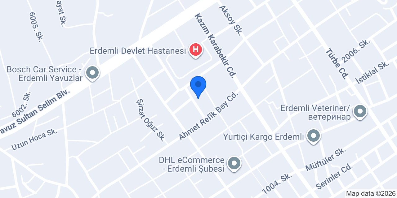 ERDEMLİ TOROS Klima Beyaz Eşya Servis konumu