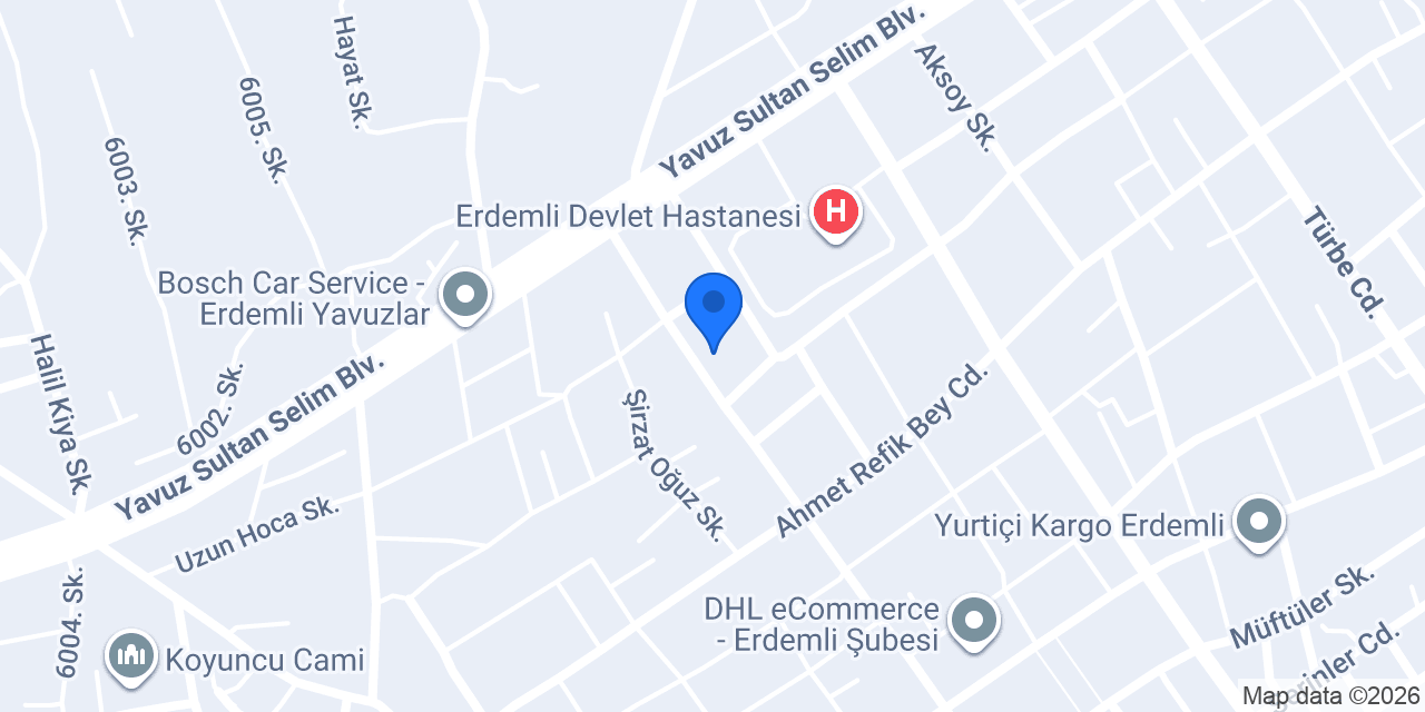 TERCAN SİGORTA KARAKUŞ ŞUBESİ konumu