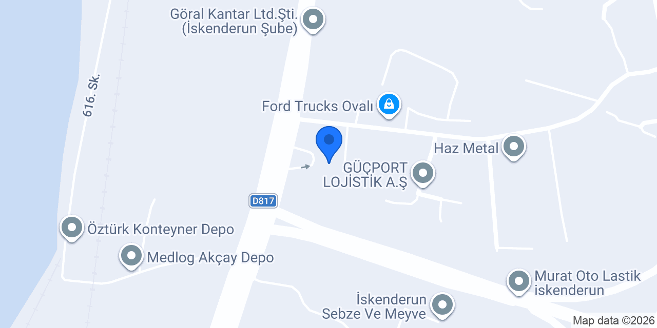 Haksal Makine Tasarım İmalat konumu