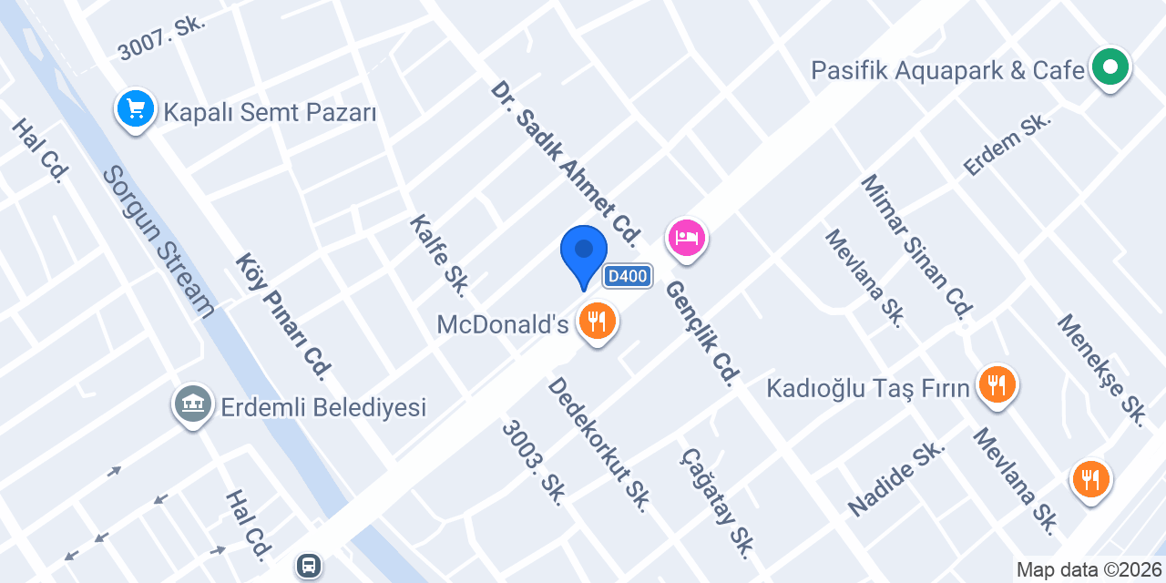 Komagene Karavan Erdemli konumu