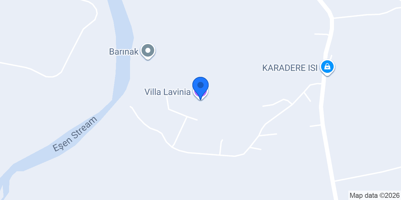 Villa Lavinia konumu