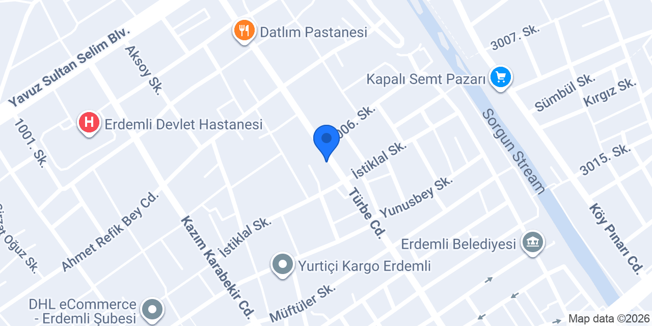 Erdemli Oyuncak Hayali Dükkanı konumu