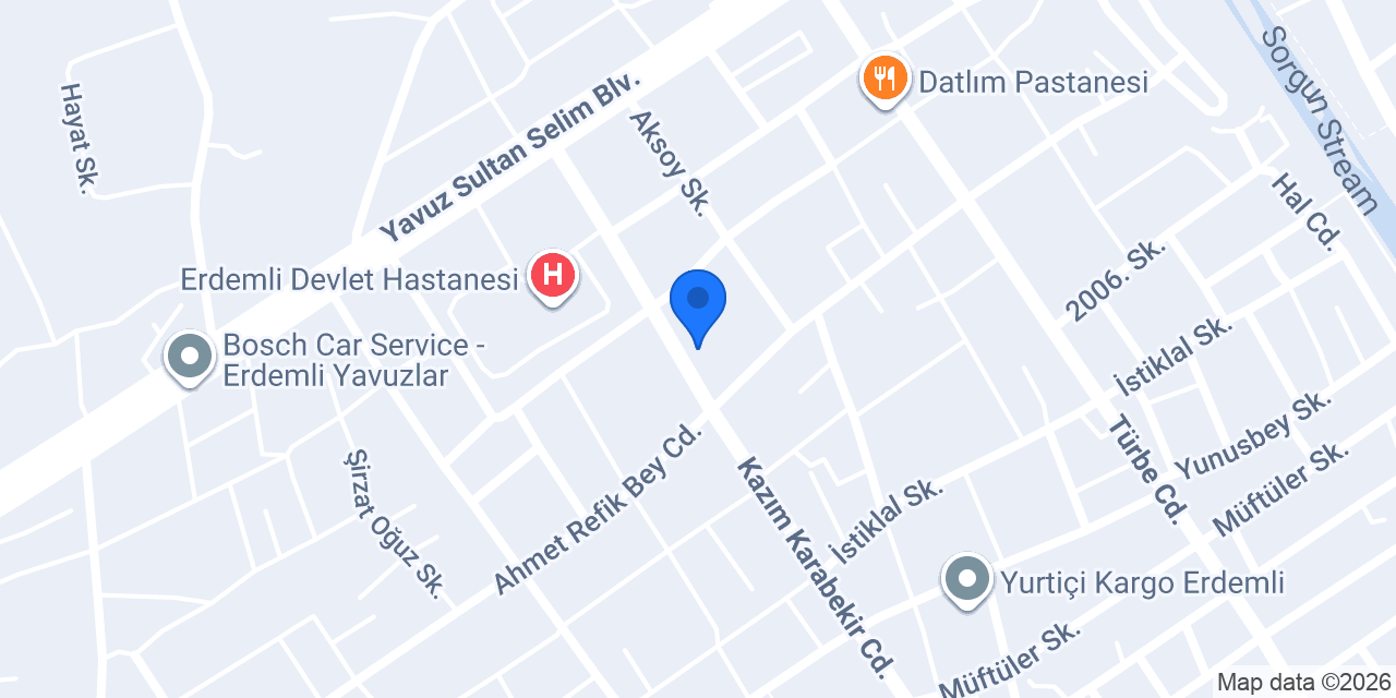 EFSO TANTUNİ DÖNER SALONU konumu