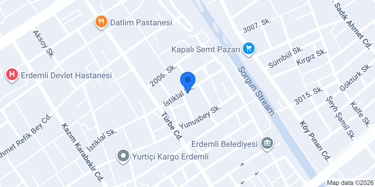 Içel Hirdavat konumu