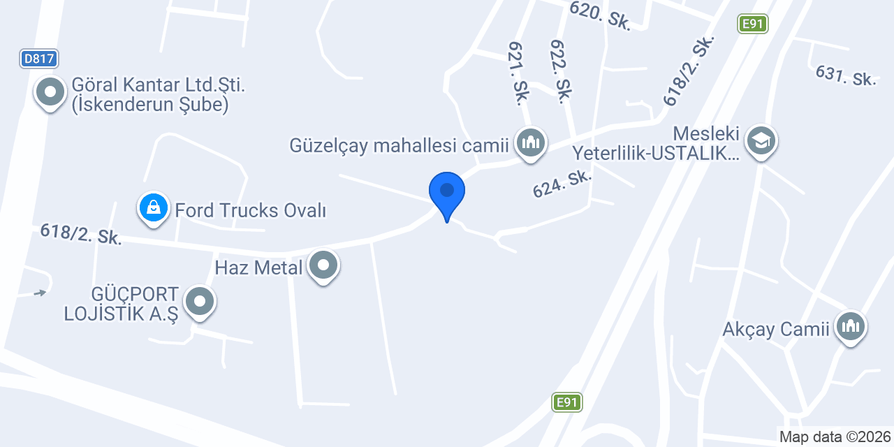 ZMA Antrepo 2 - İskenderun konumu