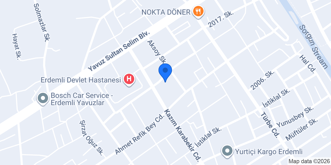 Çetin Optik konumu