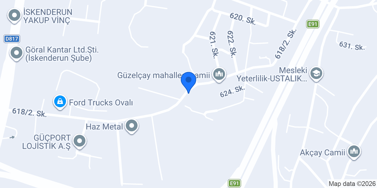 iskenderun antrepo konumu
