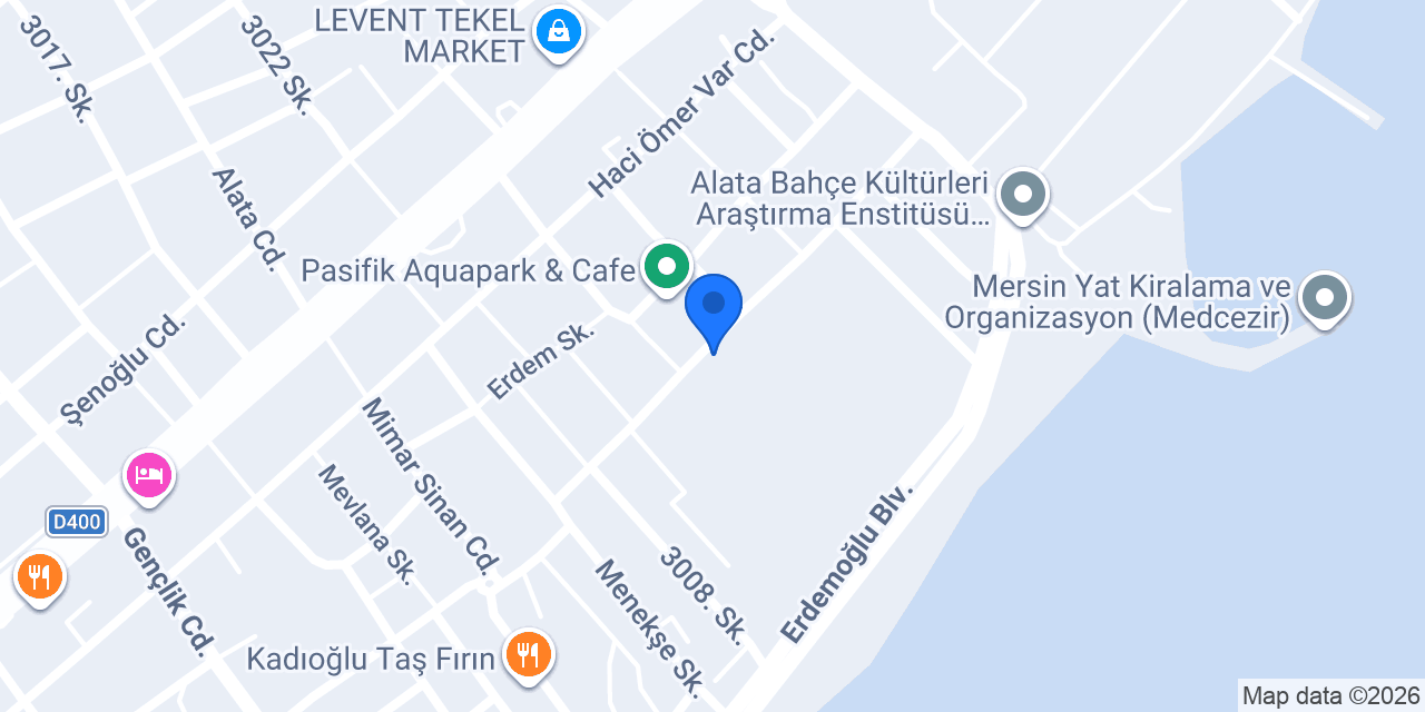 Erdemli İlkokulu konumu