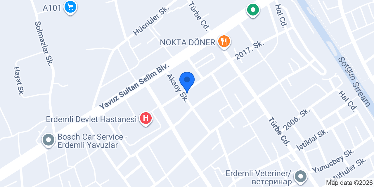 SEZER AUTO AKSESUAR konumu