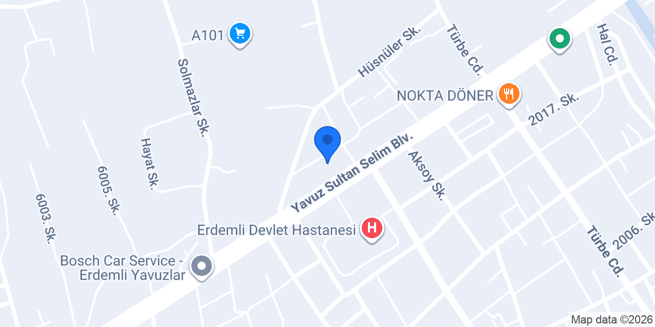Akıncıoğlu mobilya konumu