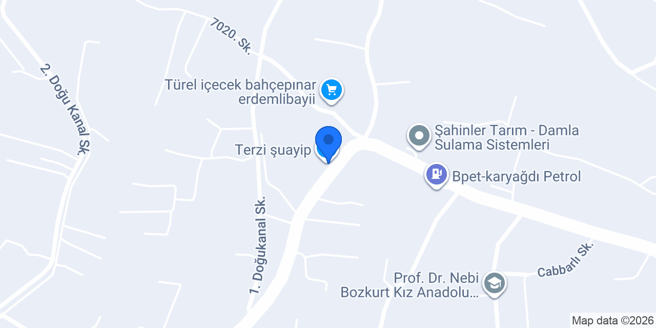 Terzi şuayip konumu