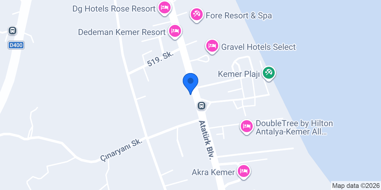 Transfer Kemer konumu