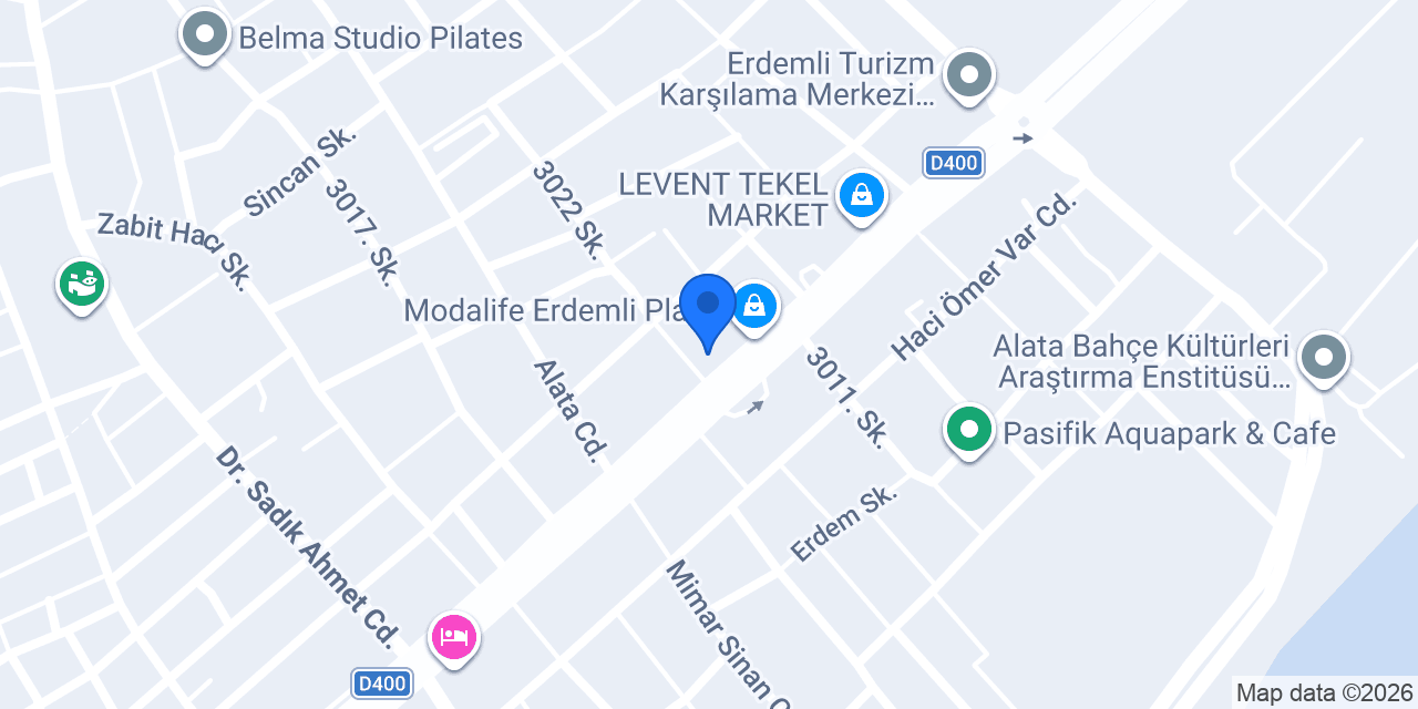 Dimax Erdemli konumu