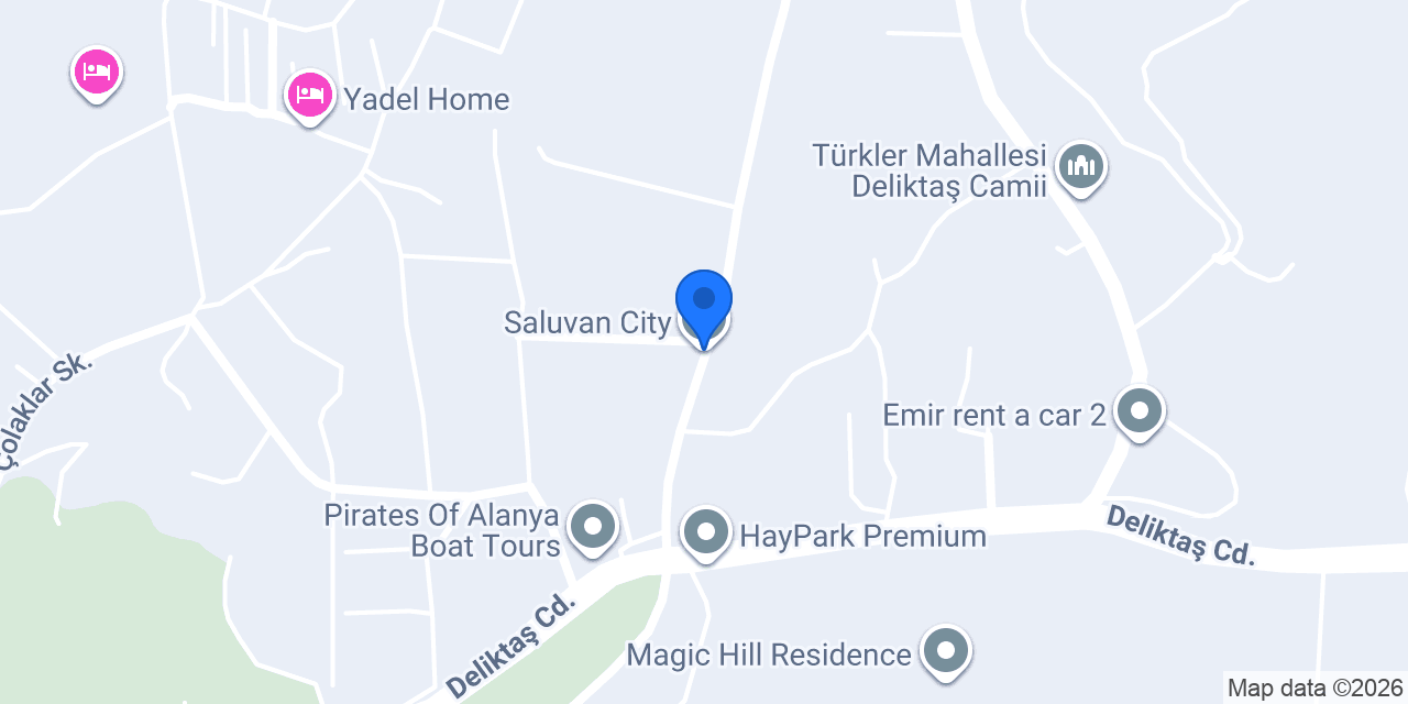 Saluvan City konumu