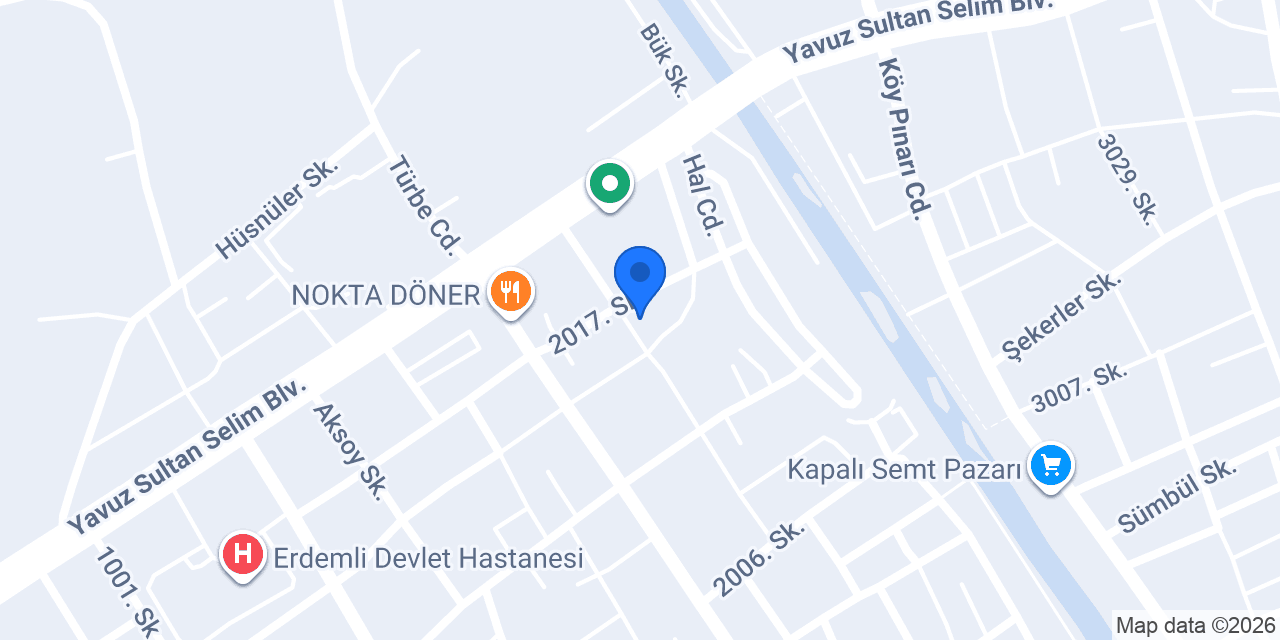 Erdemli Demirbaş Diş Kliniği konumu