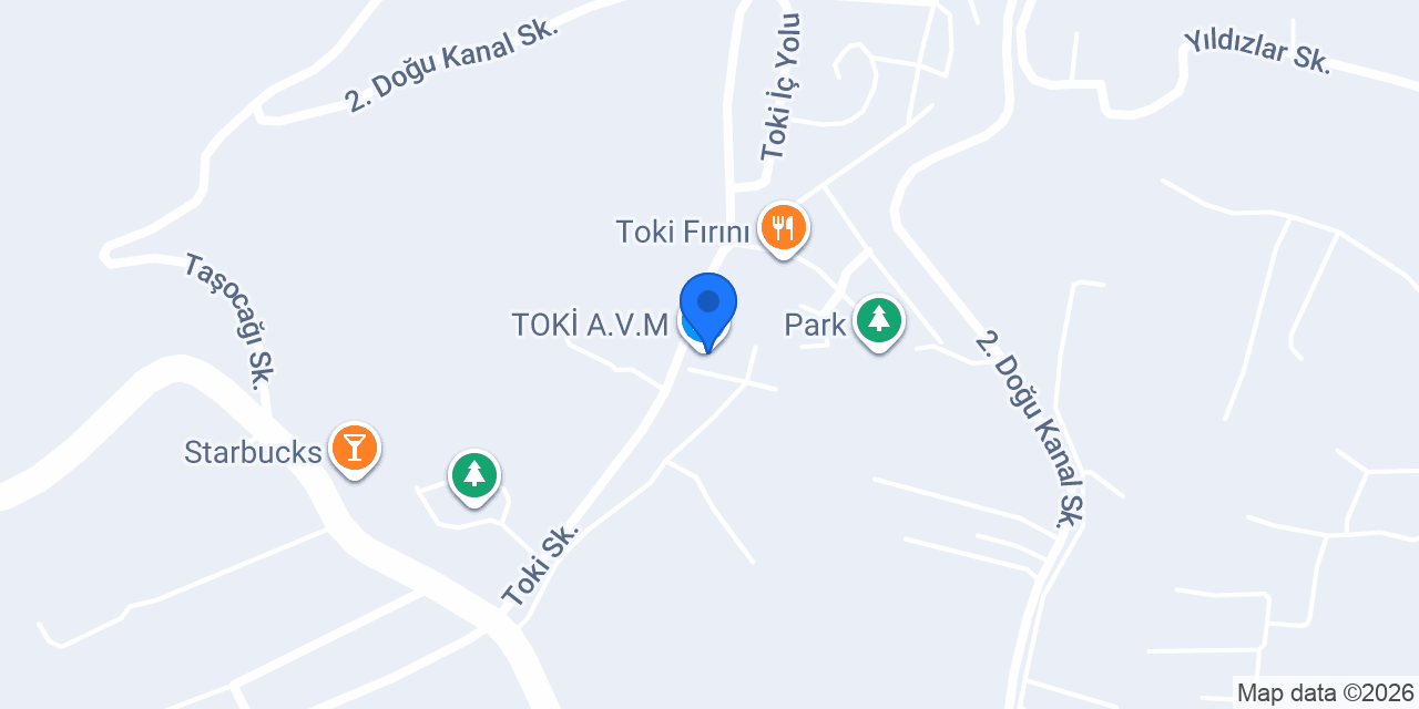 TOKİ A.V.M konumu