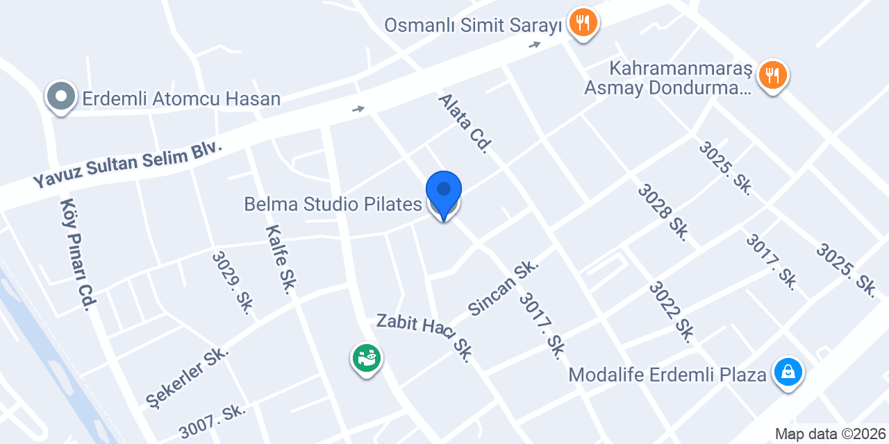 Belma Studio Pilates konumu