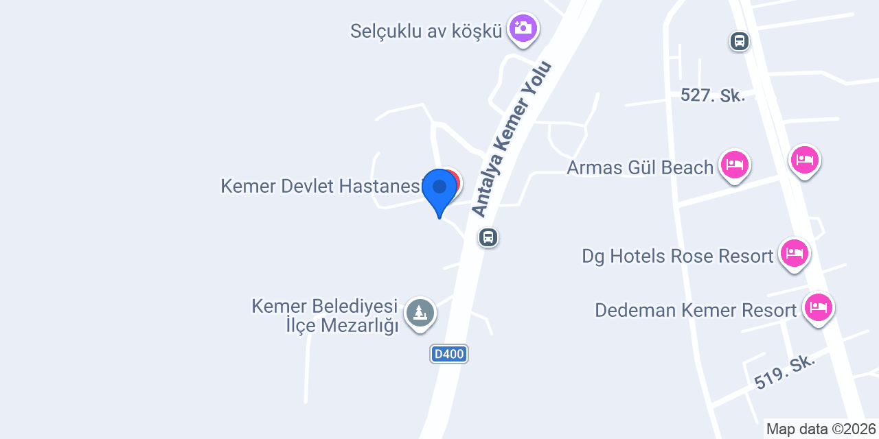Kemer Cafe konumu