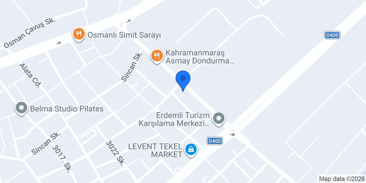 OSMANLI Cam ve PVC Osman DERTLİOĞLU konumu