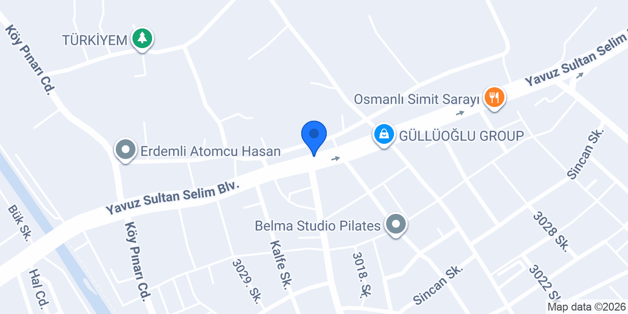Şavklar Otomotiv konumu