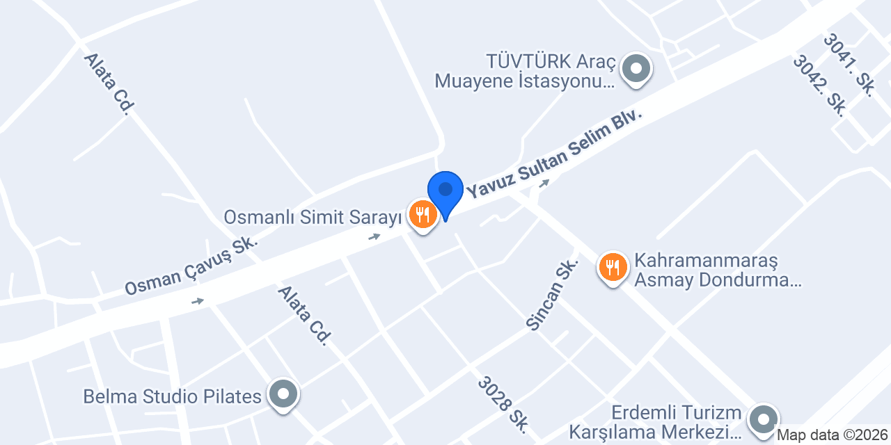 Mesut Oto Aksesuar konumu