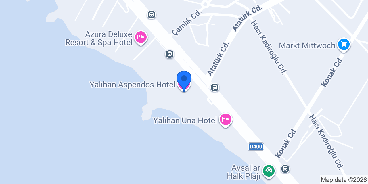 Yalıhan Aspendos Hotel konumu