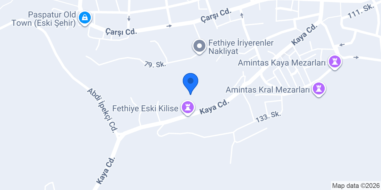 Fethiye Kalesi konumu