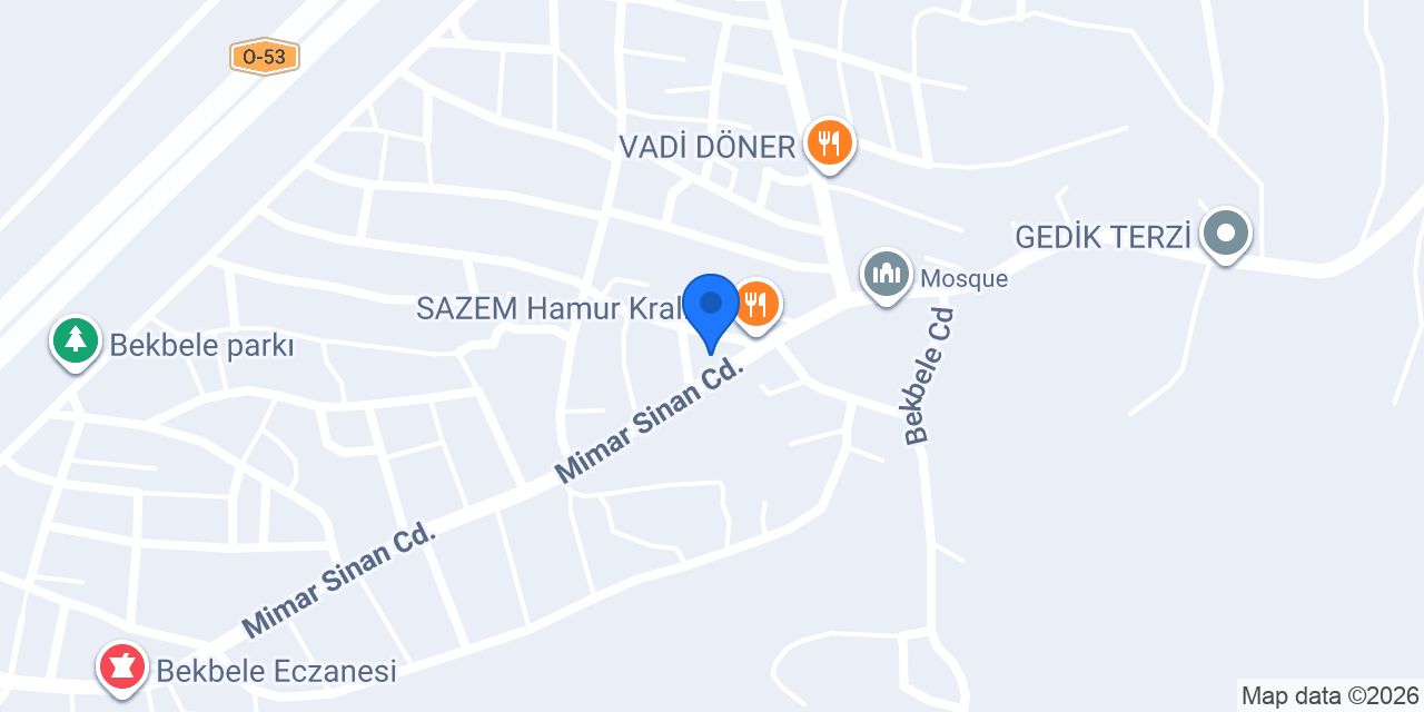 Menekşe Erkek Kuaförü konumu
