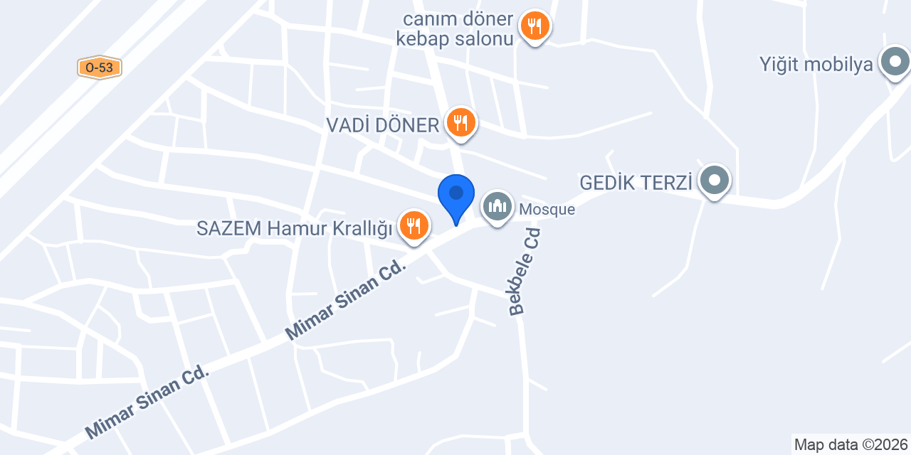 MİRAÇ PASTANESİ konumu