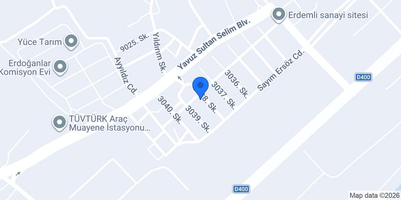 Ercan oto elektrik konumu