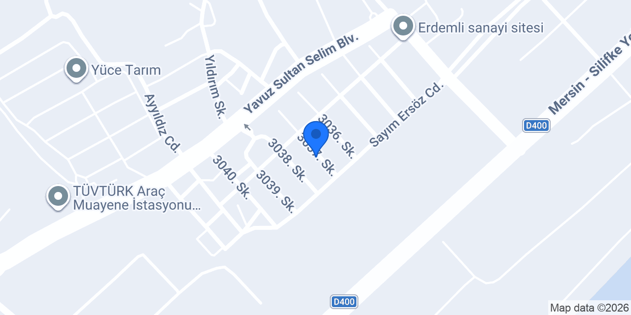 Yüksel Hırdavat / Cıvata konumu
