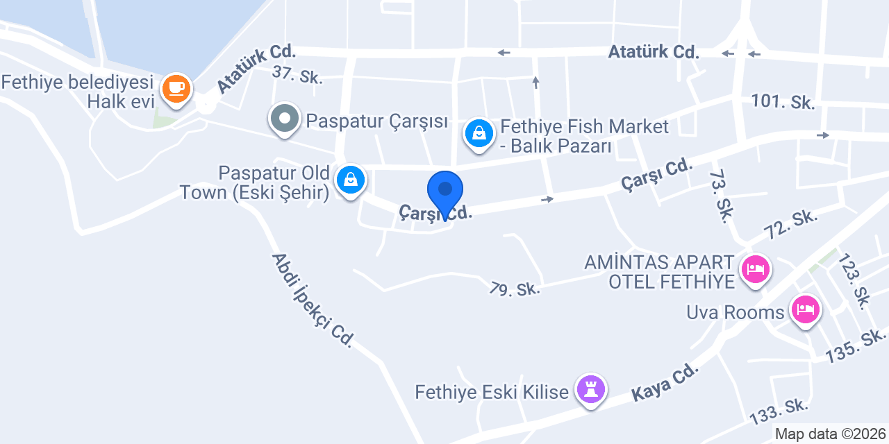 No 1903 Fethiye tekel konumu