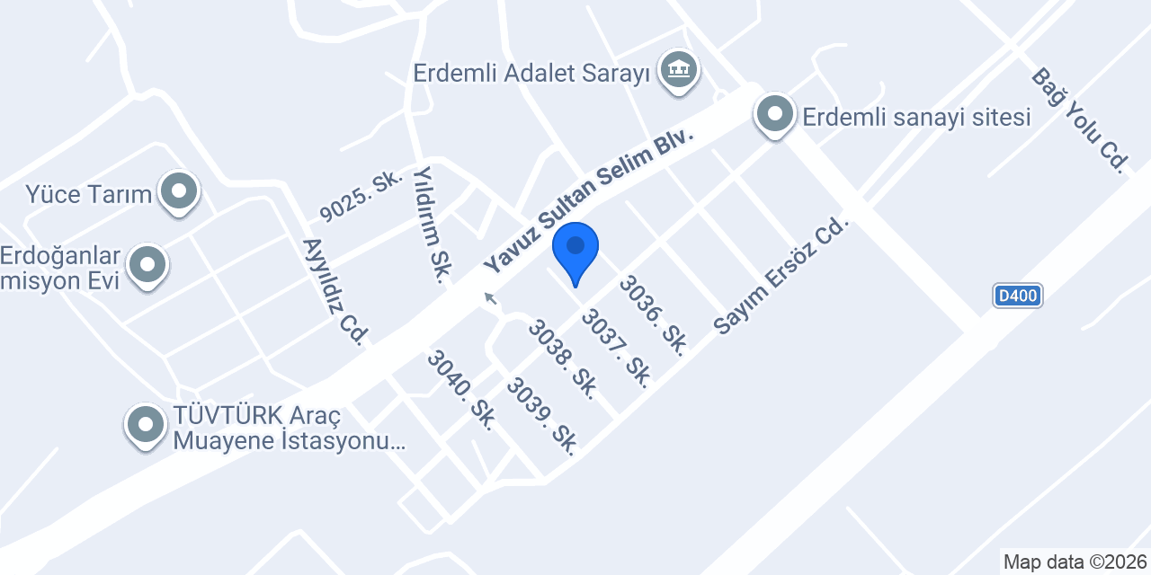 ÖNGEL OTOMOTİV ESCOM konumu