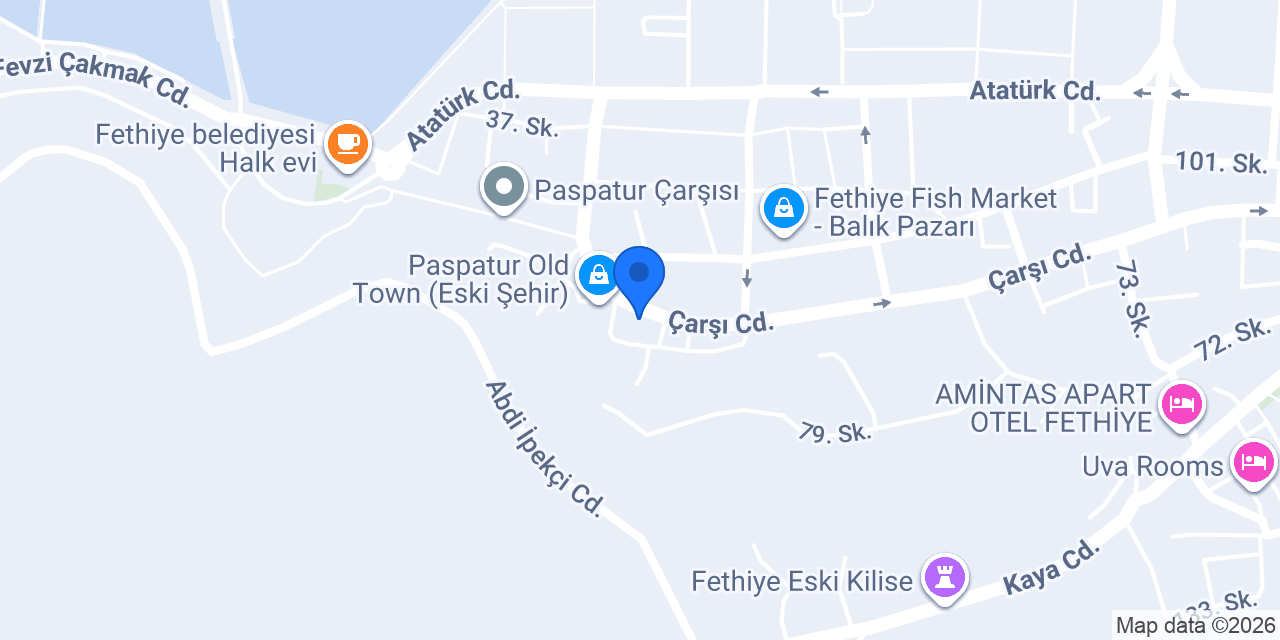Şekerbank Fethiye Şubesi konumu