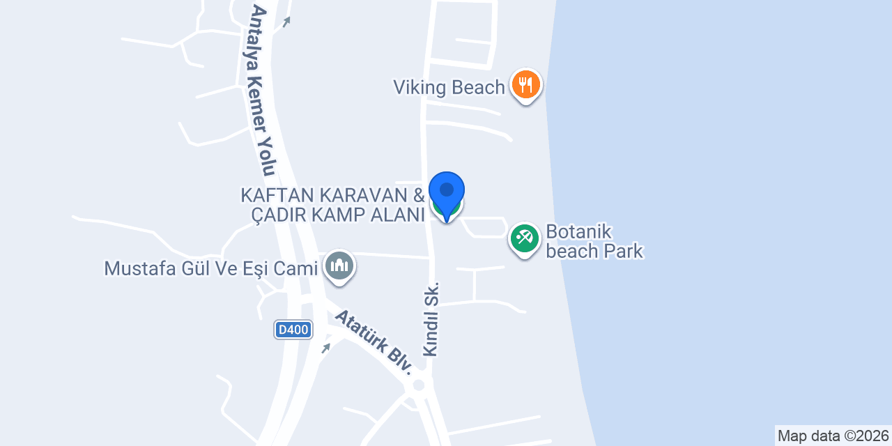 KAFTAN KARAVAN & ÇADIR KAMP ALANI konumu