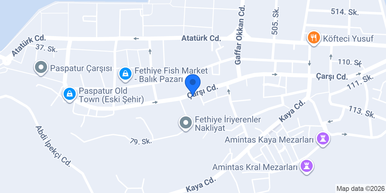 Fethiye Toner Dolum konumu