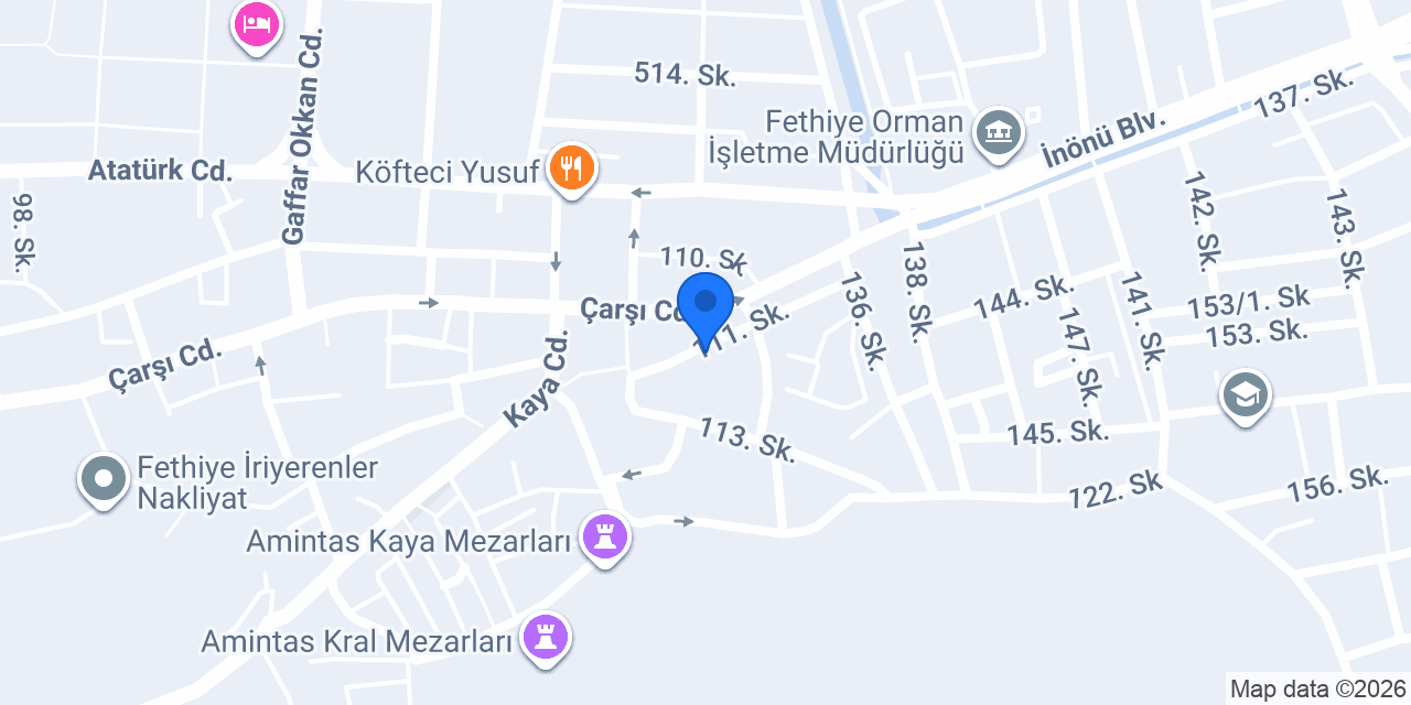 Ekşi Ege Bakery konumu