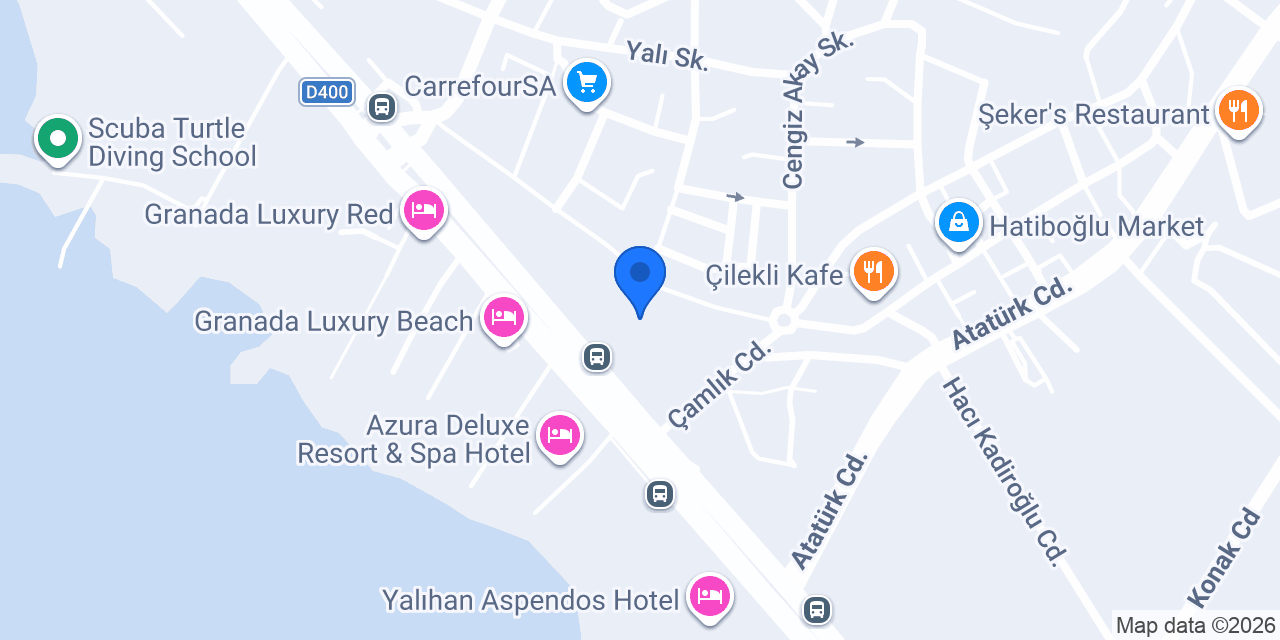 Delphin Restaurant konumu