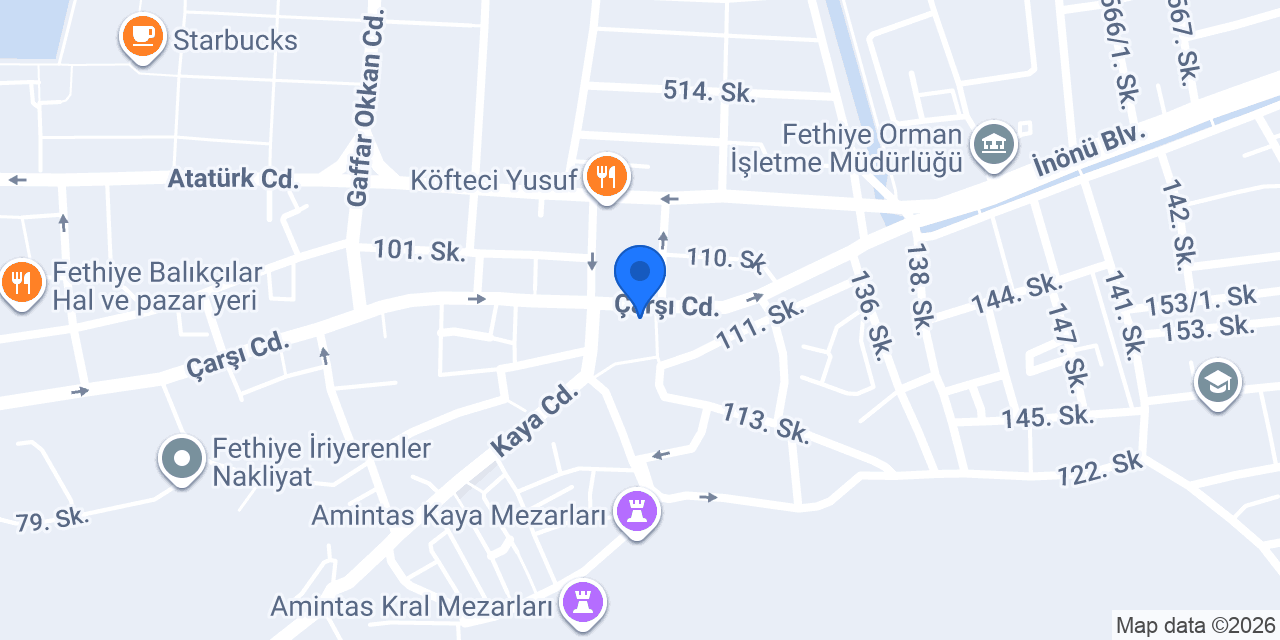 Mantı & yağlama salonu konumu