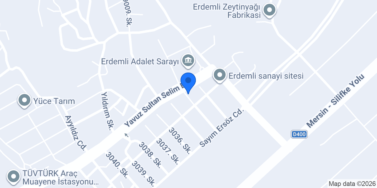 YILMAZ OTO SERVİS konumu
