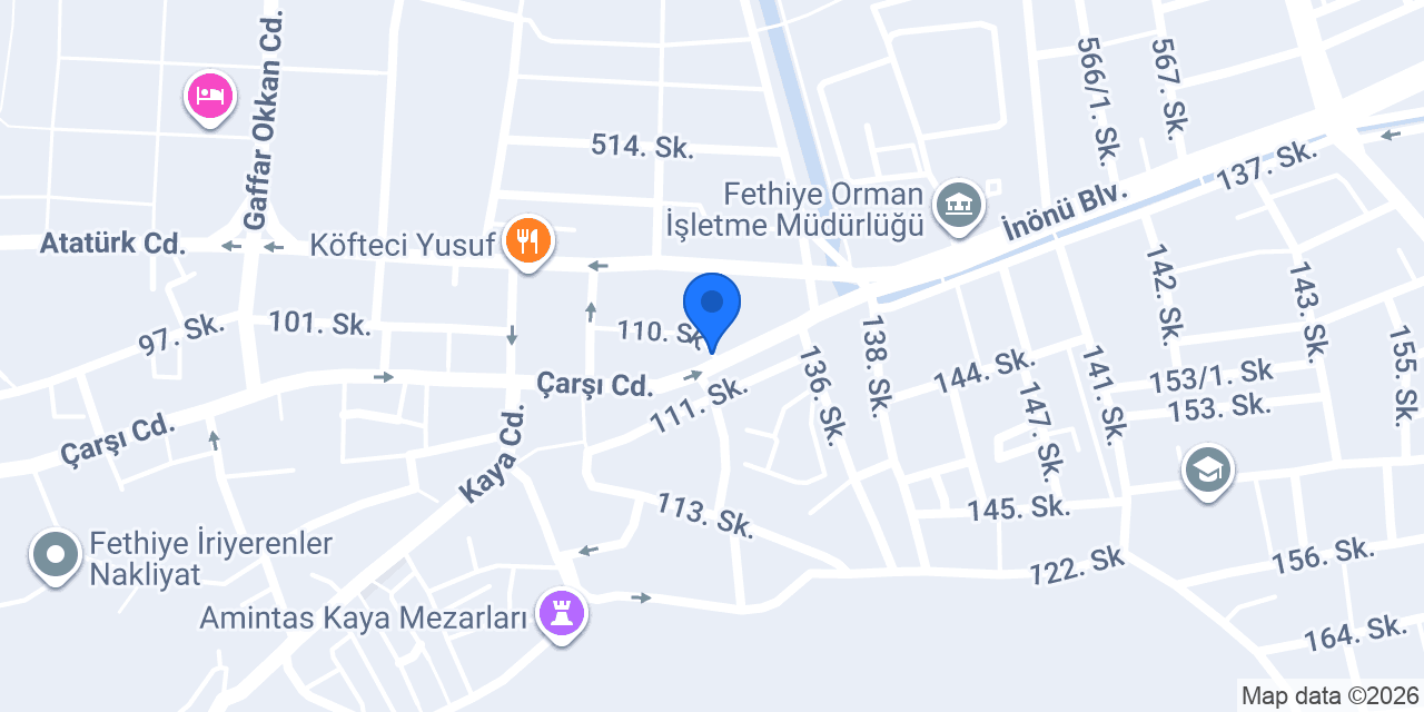 Fethiye Çilingir - Oto Anahtar konumu